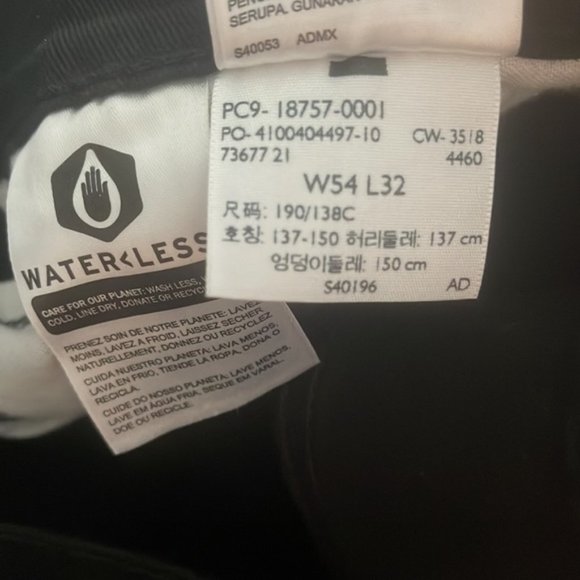 LEVI’S Men's 541 Athletic Taper Black Denim Jeans Stretch Size 54 x 32 - Picture 4 of 4